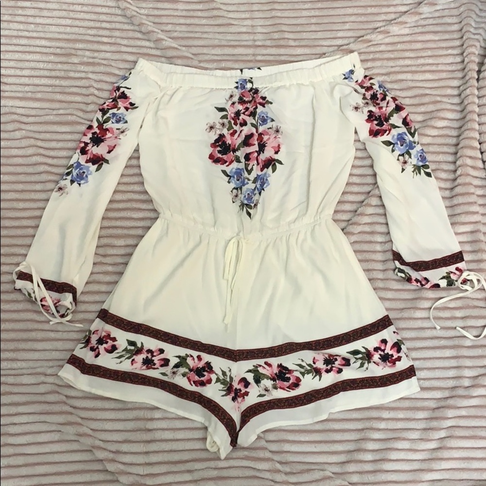 Cute floral romper